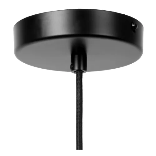 Светильник подвесной Ilona 45408/30/62 Lucide янтарный 1 лампа, основание чёрное в стиле лофт винтаж  фото 6